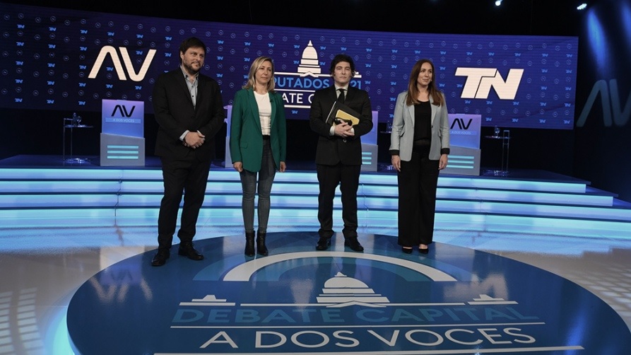 Debate Capital: Vidal, Santoro, Milei y Bregman disertaron sobre varios ejes, pero sobresalieron las chicanas