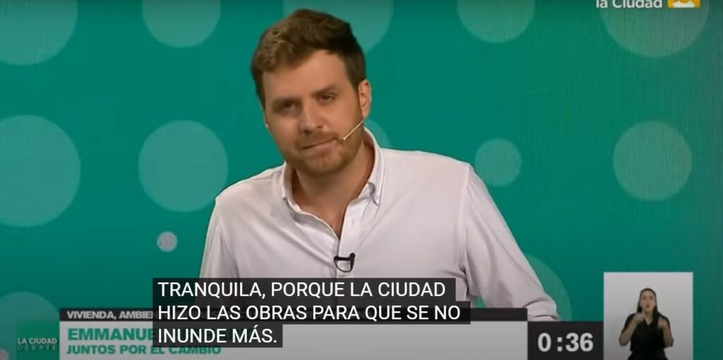 Citando a Macri, el candidato a legislador de Juntos por el Cambio dijo que “no se inunda más” y defendió los viaductos
