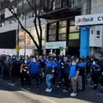 Boedo: protesta e incidentes entre la policía y afiliados al sindicato de lecheros