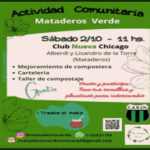 Actividad comunitaria “Mataderos Verde” en Nueva Chicago