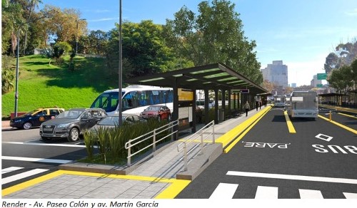 Ciudad inicia la segunda etapa de obras en el Metrobus del Bajo para unir Retiro y La Boca