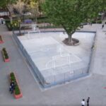 Renovaron el Patio Deportivo en la Plaza Primero de Mayo