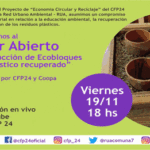 Taller abierto de “Construcción de ecobloques con plástico recuperado”