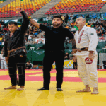 Competencia de Jiu Jitsu en el Estadio Mary Terán de Weiss