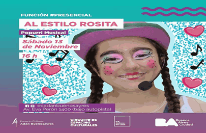 Volvieron los espectáculos presenciales, al aire libre a Parque Chacabuco