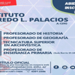 Está abierta la inscripción del Instituto Alfredo Palacios de Barracas