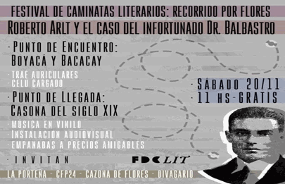 Festival de caminatas literarias en Flores