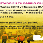 El Estado en tu Barrio en la Plaza Salaberry