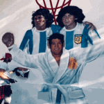 Maradona, Houseman y Bonavena en un nuevo mural
