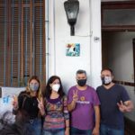 Acusan a un militante de Milei de romper un Pañuelo Blanco en un local partidario del Frente de Todos
