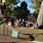 Varieté de circo a la gorra en Parque Saavedra