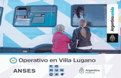 Anses y Renaper brindan sus servicios en Villa Lugano