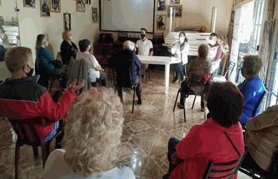 La Defensora adjunta visitó centro de jubilados del sur porteño