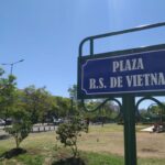 Plantaron dos oleas texanas en el sitio donde estaba el antiguo ombú de Goyeneche y Congreso