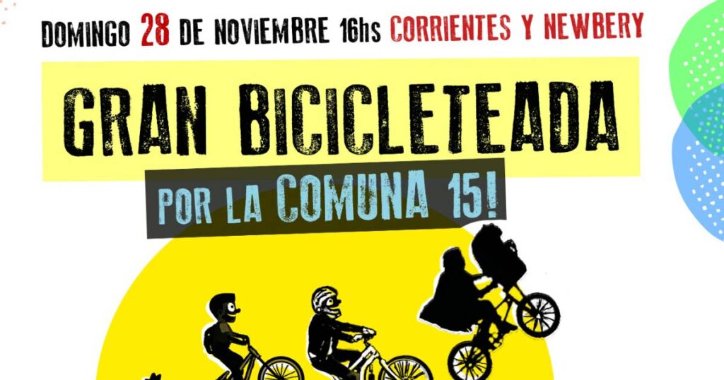 Comuna 15: Realizarán una Bicicleteada por la defensa ambiental de los barrios