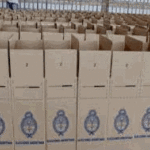 Las urnas electorales llegaron del barrio de Mataderos