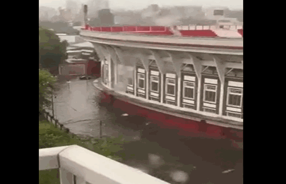 Por las lluvias se inundaron el Palacio Ducó y la Bombonera