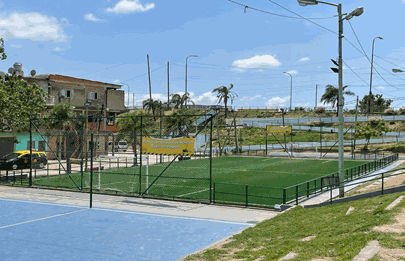 Comuna 8: Puesta en en valor las canchas de fútbol de barrios populares