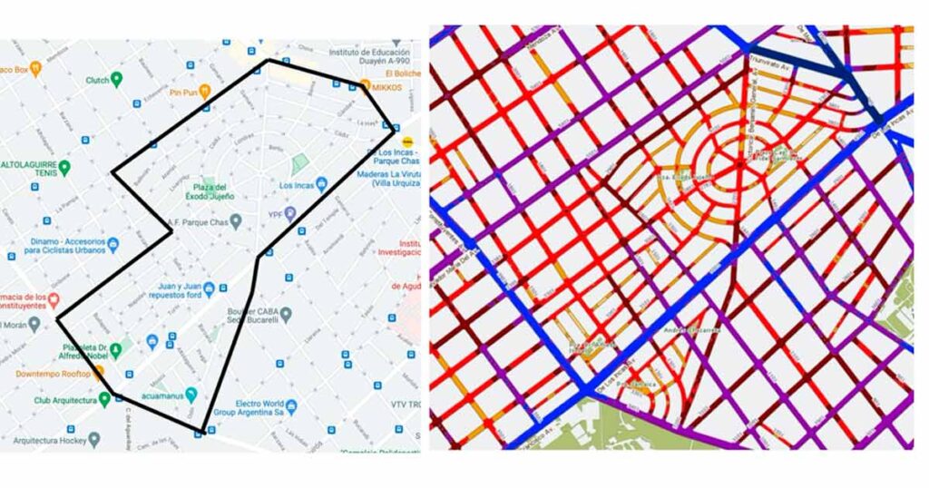 ¿Es Parque Chas una supermanzana? Un paseo en auto por el barrio