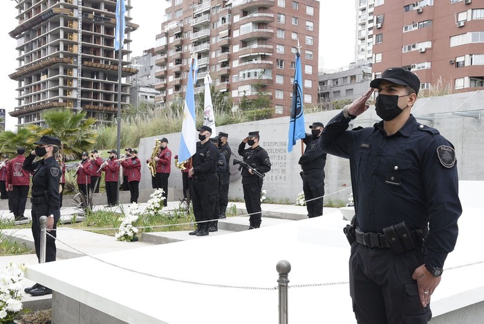 Palermo: la CABA rindió homenaje a policías y bomberos caídos en cumplimiento del deber