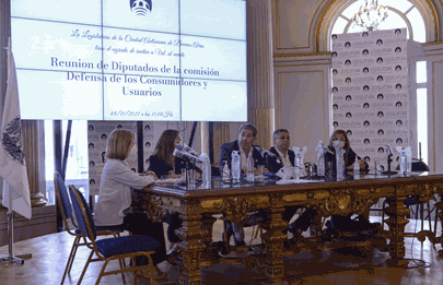 Reunión de la Comisión de Defensa de los Consumidores de la Legislatura