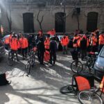 Repartidores de aplicaciones marchan en el centro porteño para exigir el reconocimiento de su sindicato