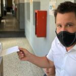 Juntos: Martín Tetaz votó en la Técnica San Martín de Entre Ríos 757 de Balvanera