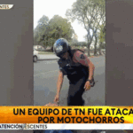Asaltan a periodistas de TN en Parque Patricios