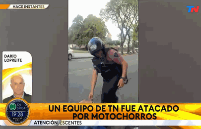 Asaltan a periodistas de TN en Parque Patricios