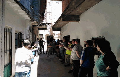 Reunión: Defensoría y vecinos en el barrio Ricciardelli por obras