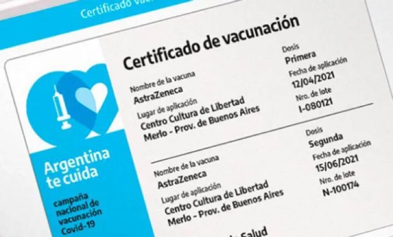 Desde el 1 de enero, mayores de 13 años deberán tener pase sanitario para viajes grupales y eventos masivos