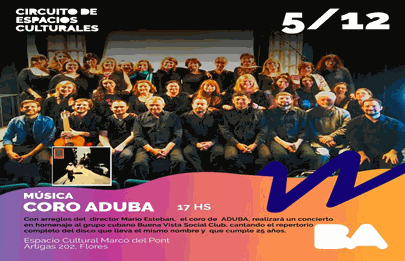 El Coro ADUBA se presenta en Flores