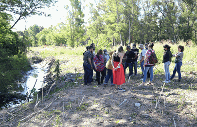 ACUMAR visitó lugar de futuras obras en Villa Riachuelo