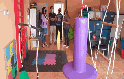 Autoridades de la Comuna 9 visitaron la “Asociación Franco Uz”