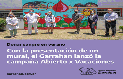 #AbiertoXVacaciones en el Garrahan