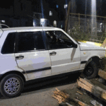 Detienen a ladrón de celular que chocó en Lugano