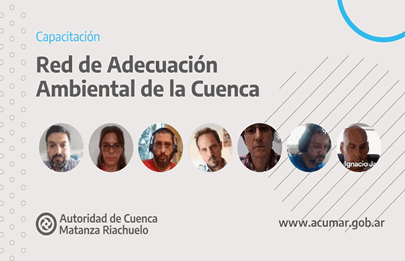 Capacitación sobre red de adecuación ambiental de la cuenca del Riachuelo