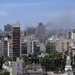 Incendio en un edificio de Villa Urquiza