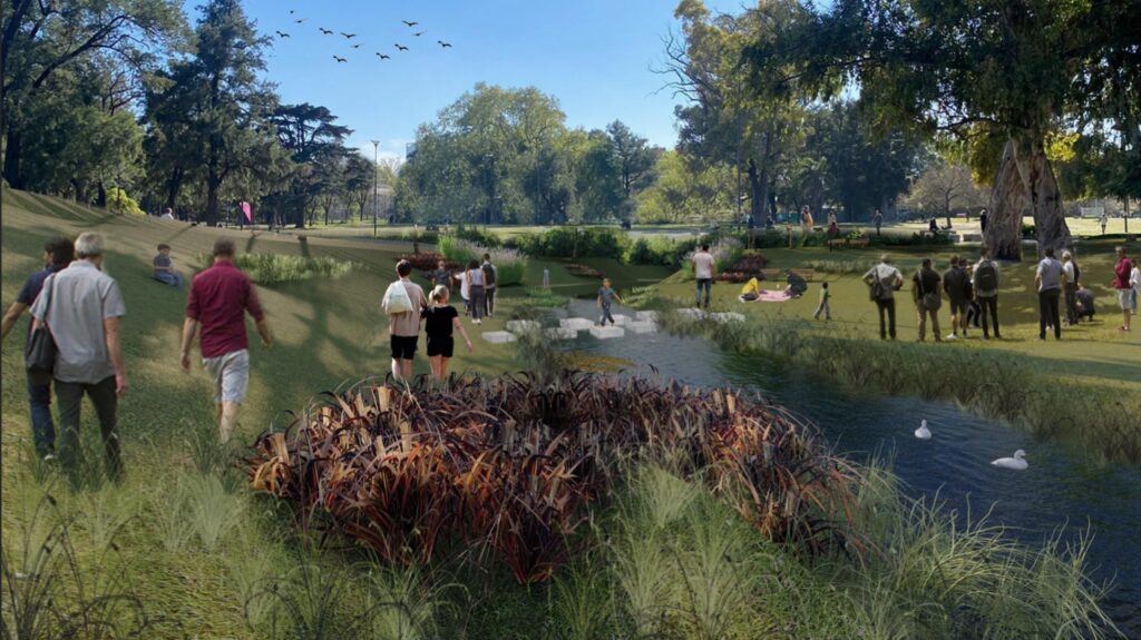 En paralelo a las protestas, lanzan una petición en Change contra la apertura del Arroyo Medrano en Parque Saavedra