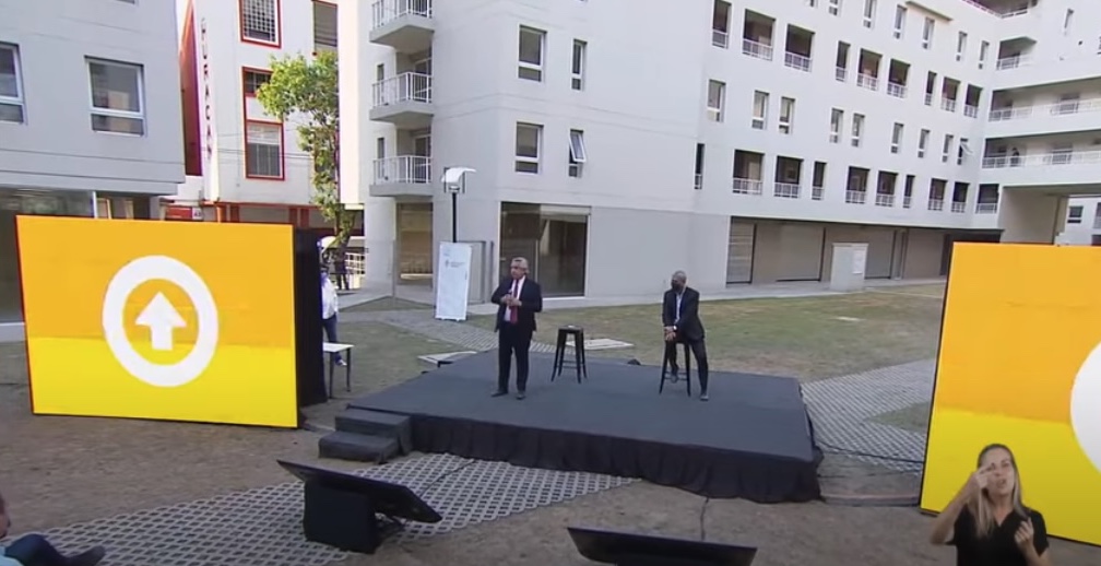 Alberto Fernández entregó viviendas en Parque Patricios