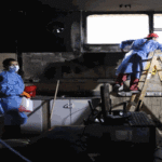 A dos meses del incendio el laboratorio del Santojanni funciona al 50%