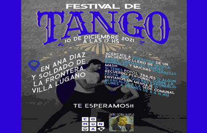 Se viene el Festival de Tango en la Comuna 8