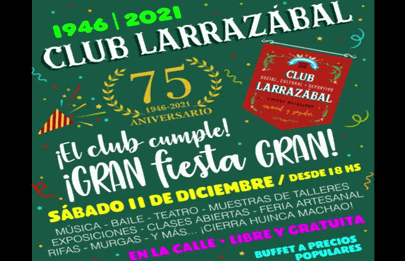 75 años del club Larrazábal a pura fiesta