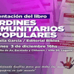 Presentación de libro “jardines comunitarios y populares”