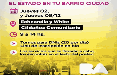 El Estado en tu Barrio llega a Cildañez