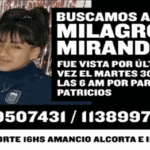 Apareció Milagros la menor intensamente buscada