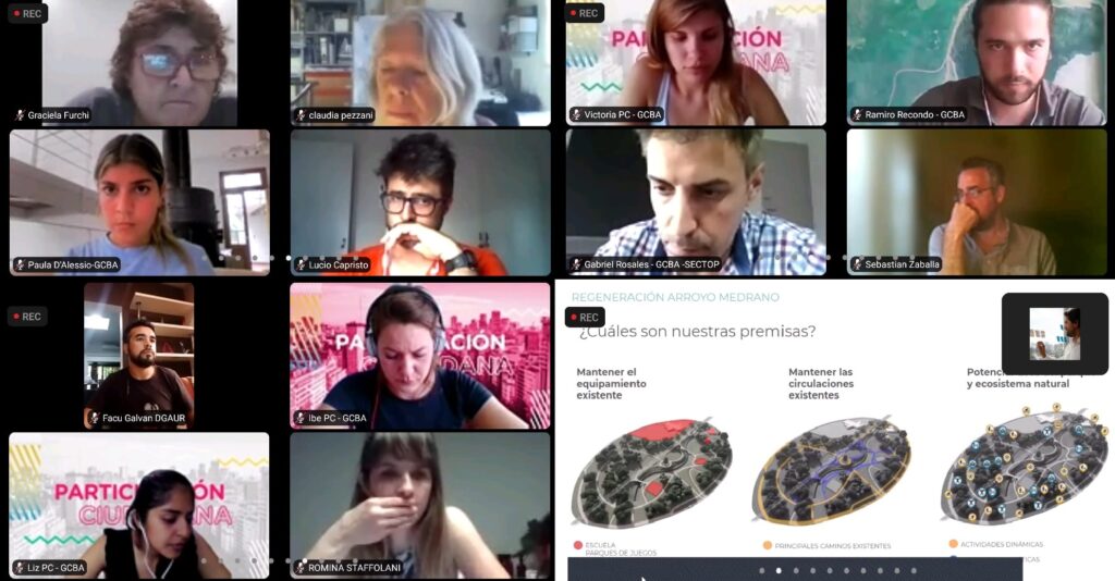 Parque Saavedra: en una nueva reunión online con funcionarios, vecinos rechazaron regenerar el Arroyo Medrano