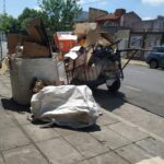 La otra navidad en Saavedra: sin techo y recuperadores con festejo a la intemperie y recolección tempranera