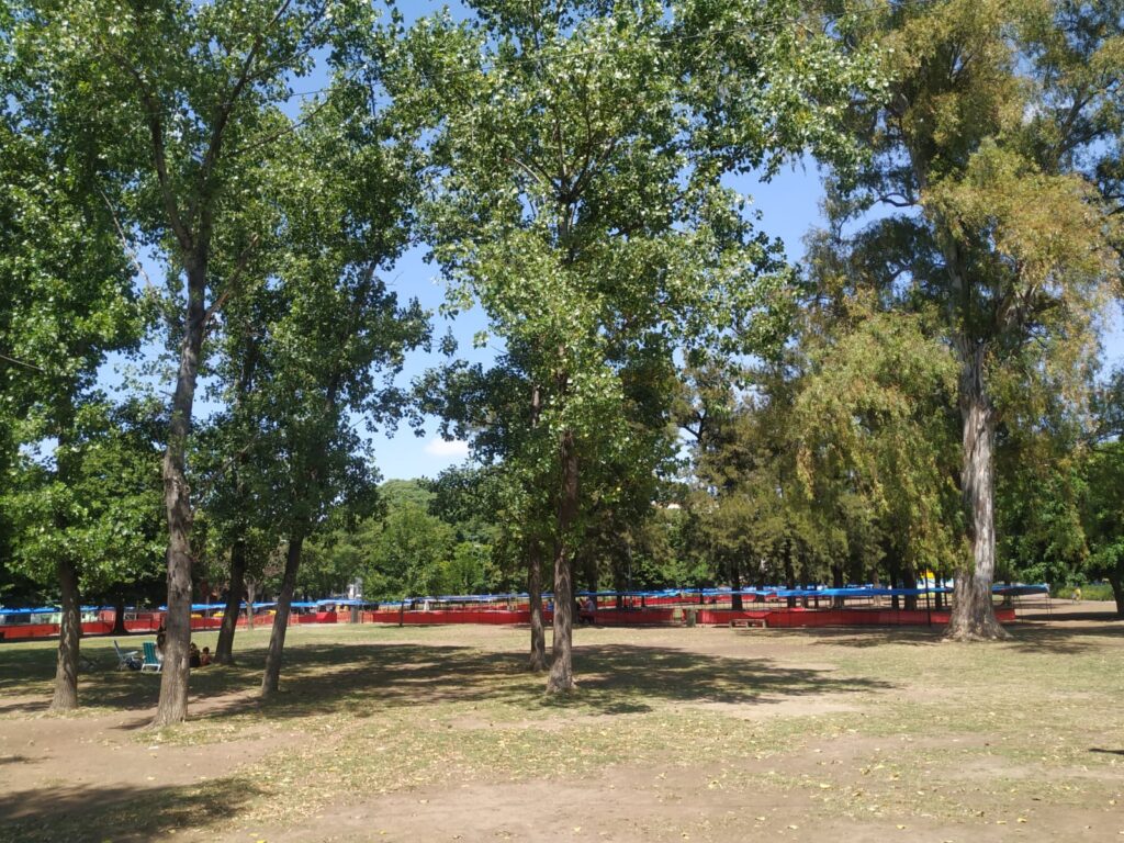 Los vecinos pudieron disfrutar de parques limpios tras los festejos de navidad