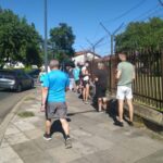 El dispositivo DetectAR del Parque Sarmiento funcionó este domingo con una cola que llegaba hasta Larralde